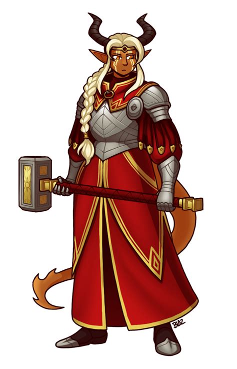 Tiefling Cleric By Blazbaros On Deviantart