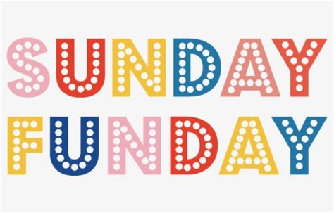 Sunday Funday - Emblem , Free Transparent Clipart - ClipartKey