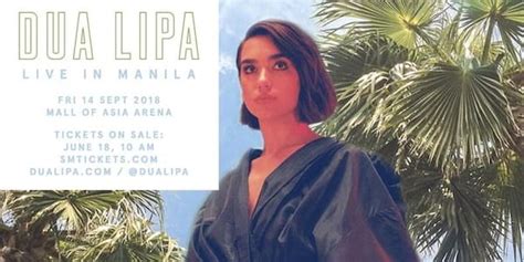 Dua Lipa Live In Manila Clickthecity Events