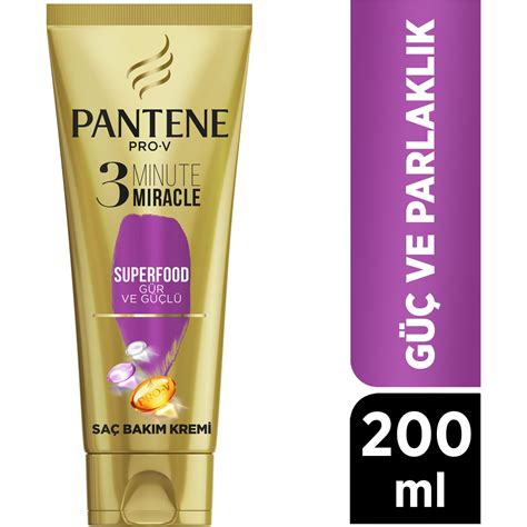 Pantene Minute Miracle Sa Bak M Kremi Superfood G R Ve Fiyat