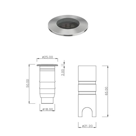 7w Outdoor Garden Driveway Dimmable Deck Floor Lamp Ip67 Ss 316 Anti