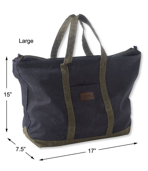 Waxed Canvas Tote Bag Tote Bags At L L Bean Waxed Canvas Tote Bag