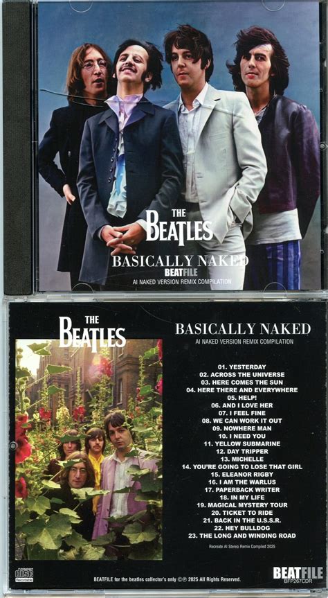 The Beatles Basically Naked BEATFILE AI Naked Version Remix Compilation 2025 Lost