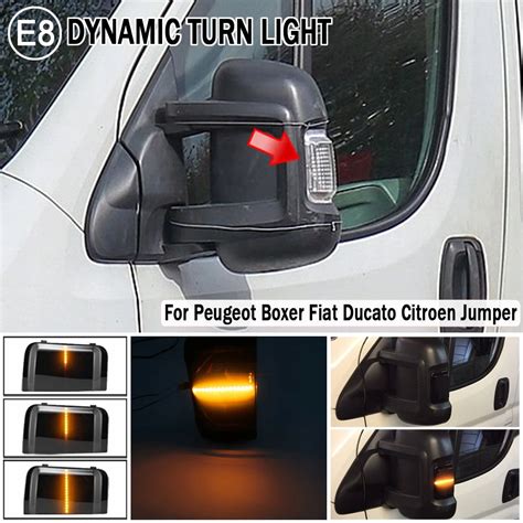 Dla Peugeot Boxer Fiat Ducato Citroen Jumper Boczne Lusterko Wsteczne