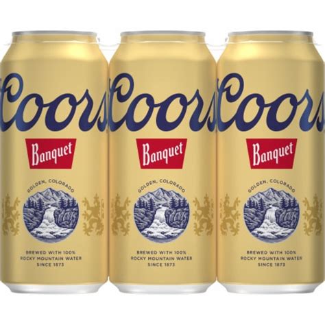 Coors Banquet American Lager Beer Cans Fl Oz Ralphs