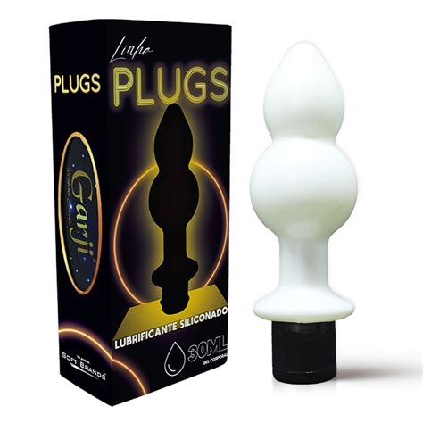 Linha Plugs Lubrificante Siliconado Para Sexo Anal Ml Garji