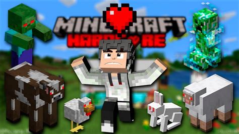 ME PASO EL MINECRAFT CON UN SOLO CORAZÓN RETO HARDCORE YouTube