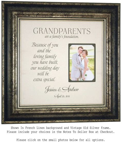 Personalized Grandparents Picture Frame by PhotoFrameOriginals