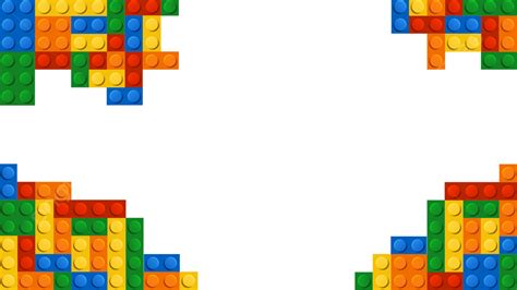 Lego Border Color Irregular Toy Lego Frame Toy Png Transparent