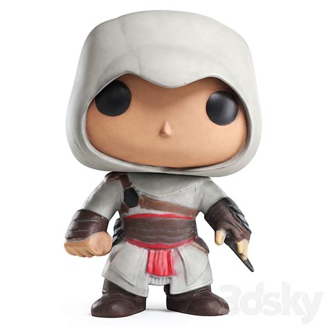 Funko Pop Altair Toy 3d Model