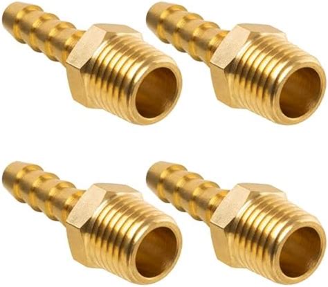 Amazon Juwo Brass Hose Barb Fitting Barb X Npt Male