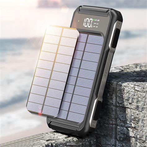 2024 Upgraded Version Portable Charger 20000mAh Fast Charging Solar