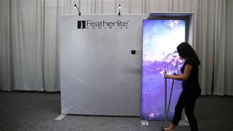 Featherlite Portable Backlit Display Setup