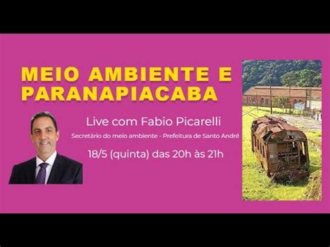 Meio Ambiente E Paranapiacaba Live Fabio Picarelli Youtube