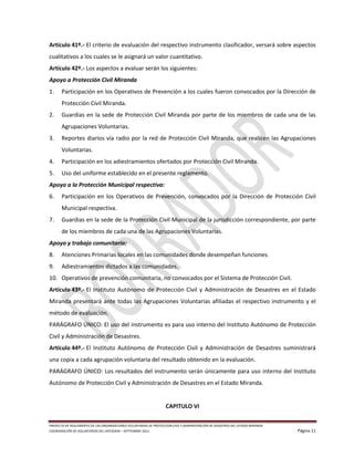 Reglamento De Voluntarios 2013 PDF