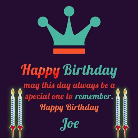 Happy Birthday Joe - AZBirthdayWishes.com