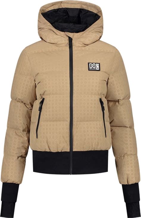 Nikkie Sportswear Yenthe Ski Jas Dames Beige Bol