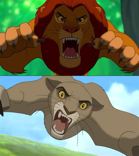 Simba Vs Cougar By Dracoawesomeness On Deviantart