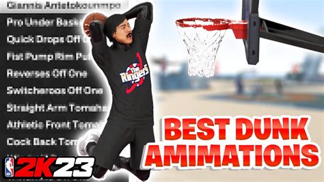 New Best Dunk Animation For Big Builds On Nba K Best Badges