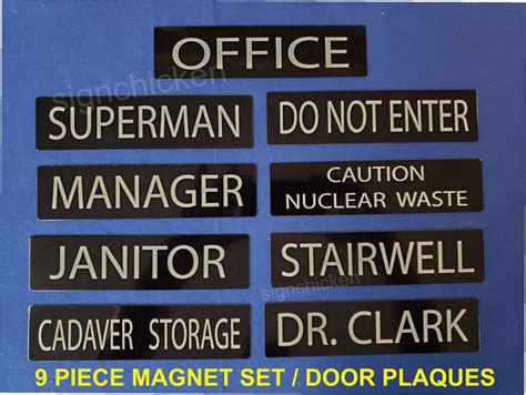 Funny Office Door Signs / Plaques Gag Gift Office Prank - Etsy