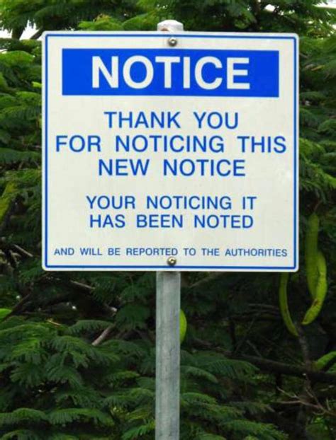 Important Notice : r/funnysigns