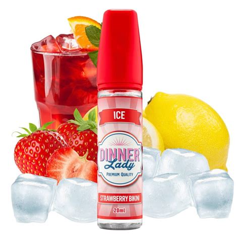 Dinner Lady Ice Strawberry Bikini мл VAPE BG EU