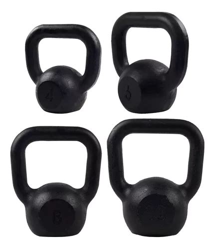 Kit 28kg Kettlebells Pintados P Crossfit Treinos Funcionais