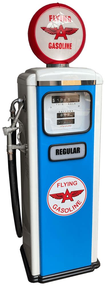 Plain Vintage Petrol Pump Vintage Gas Pumps