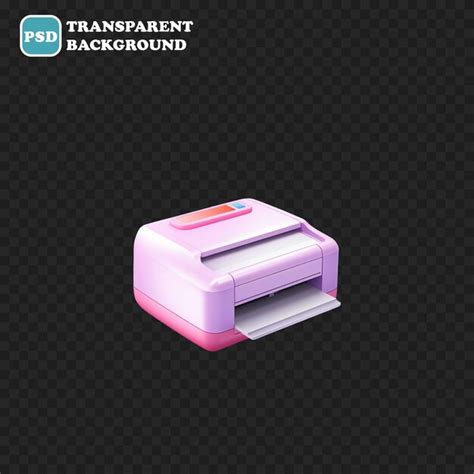 Premium Psd Printer Icon Isolated D Render Illustration