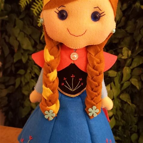 Anna Frozen Em Feltro Elo7 Produtos Especiais