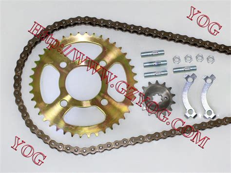 Yog Motorcycle Spare Parts Chain Sprocket Set For Bajaj CT100 Bajaj