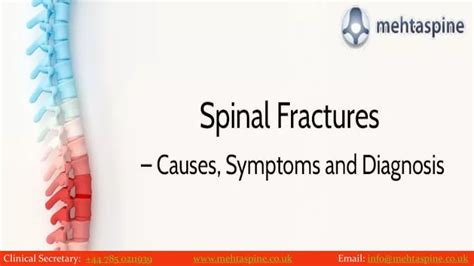 Ppt Spinal Fractures Causes Symptoms And Diagnosis Mehta Spine