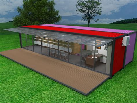 New design idea 40 ft outdoor container office decoration to Australia