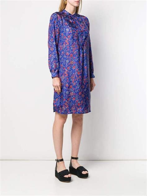 Antik Batik Silky Dress Sold By Farfetch Blue Silk Silky Dress From