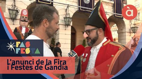 L Anunci De La Fira I Festes De Gandia Amb El Tio De La Porra Fas