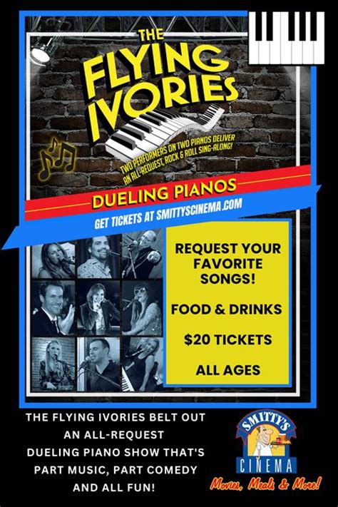 THE FLYING IVORIES Smitty S Cinema Movie Theater