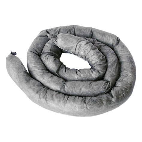 STARDUST SPILL PRODUCTS, Polypropylene Skin, 8 ft, Sorbent Sock - 4GTZ2