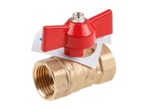 Купить в Минске Кран шаровый 1/2" вн.-вн. бабочка AV Engineering цена ...