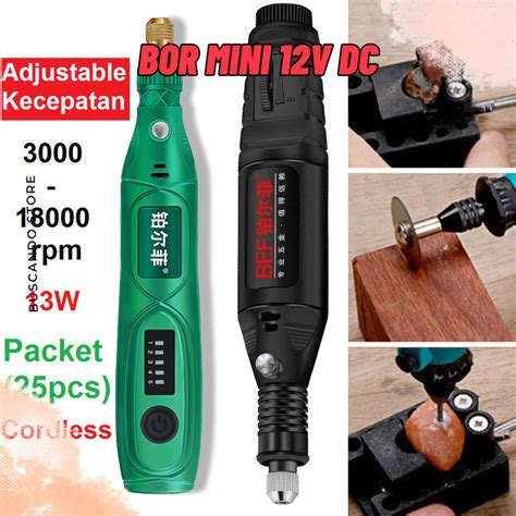 Jual Bor Mini 12V DC RPM Mini Drill Electric Engraver Grinder Gerinda