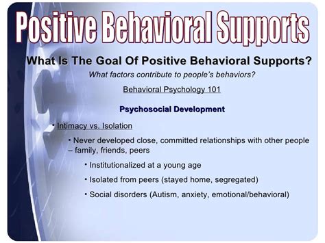 Positive Behavioral Supports