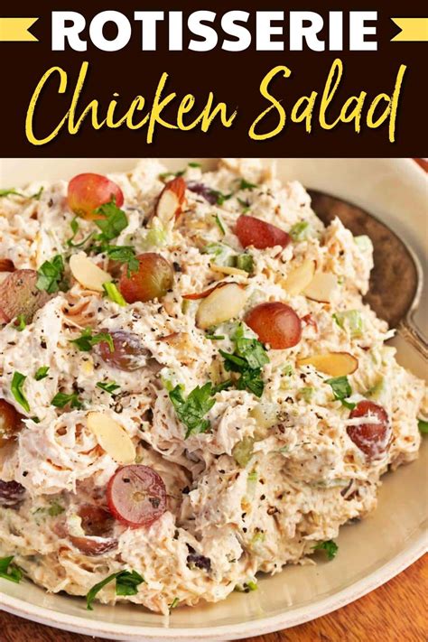 Rotisserie Chicken Salad Recipe Insanely Good