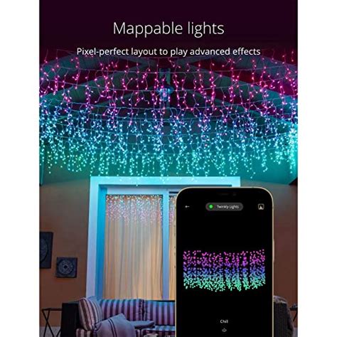 Twinkly Icicle App Controlled LED Christmas Lights With 190 RGB 16