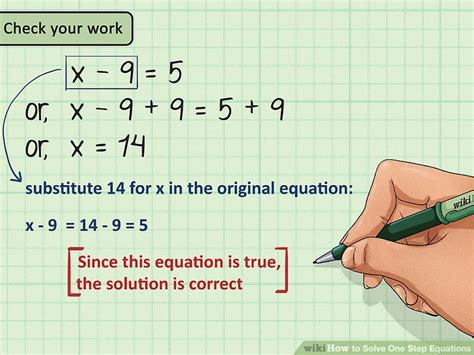 3 Ways to Solve One Step Equations - wikiHow