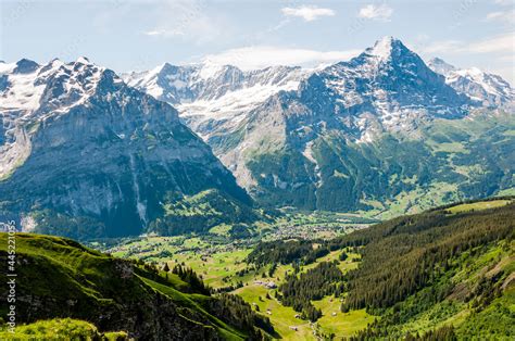 Grindelwald Eiger Eigernordwand Schreckhorn Unterer