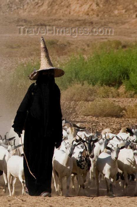 Wadi Hadhramaut Hadhramaut Governorate Yemen Local Woman Leading A