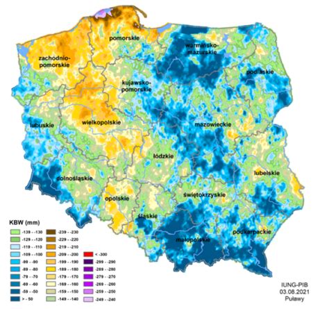 Ro Nie Deficyt Wody W Glebie I Skala Suszy Rolniczej