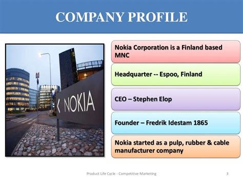 Product Life Cycle Of Nokia Mobiles