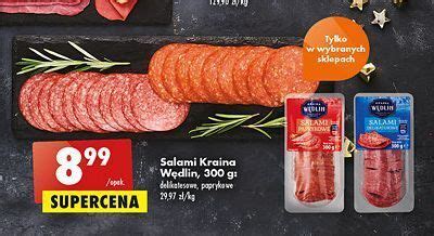 Promocja Salami delikatesowe kraina wędlin w Biedronka