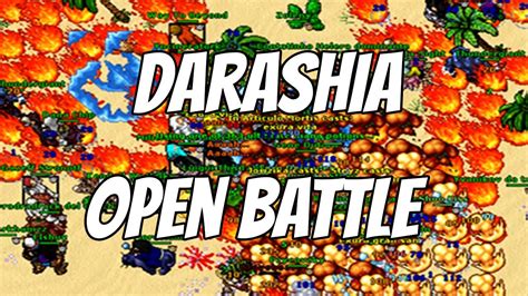 Tibia Helera War Retro Hardcore Pvp Darashia Desert Open Battle