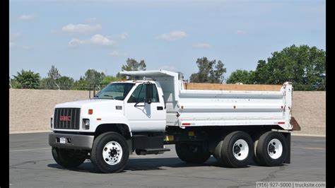 1997 Gmc C7500 10 12 Yard Dump Truck Youtube